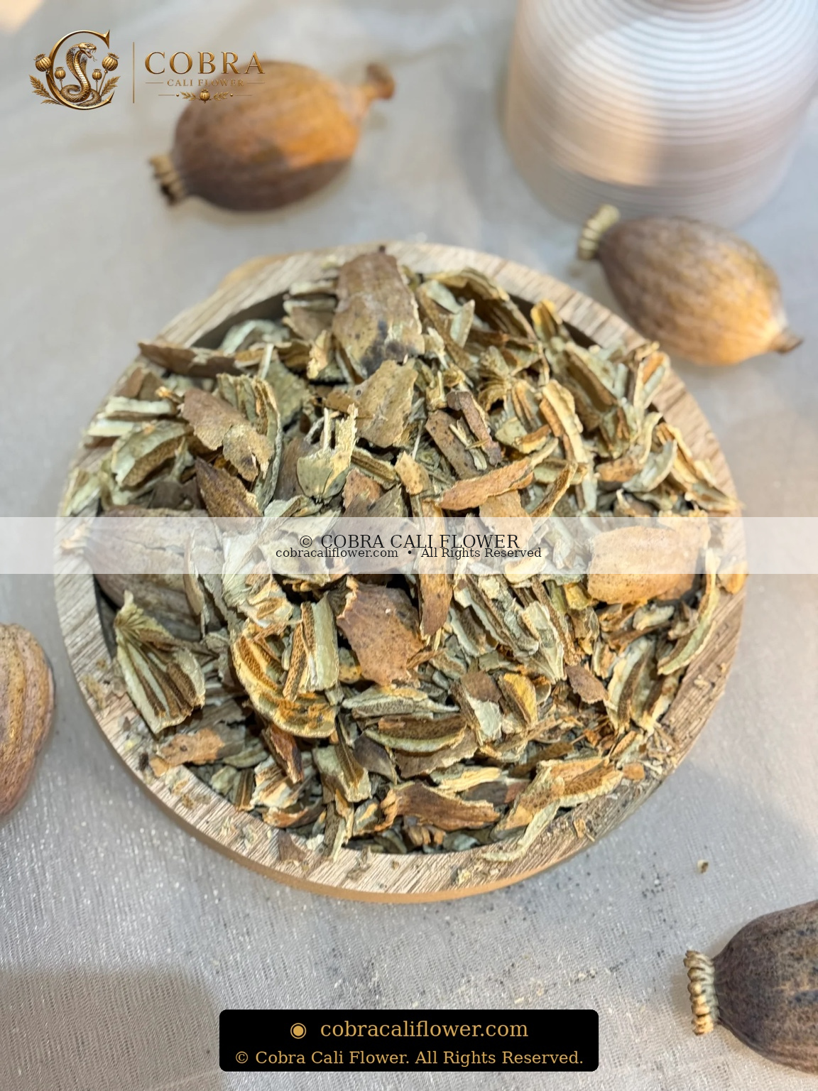 British Medium Crushed Poppy Pods